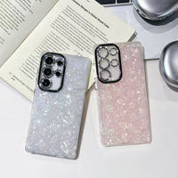 Coque de téléphone de luxe en gros avec strass pour Samsung Galaxy tous modèles S26 S25 S24 Ultra, coque antichoc avec protection d'objectif d'appareil photo