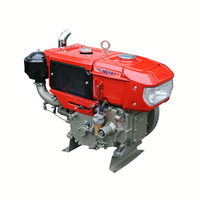 Moteur diesel Tengka ZS1110 18 CV, démarrage manuel, conception légère pour motoculteur et motobineuse, livraison rapide