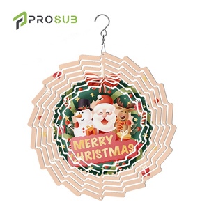 Prosub - Placas de Aluminio para Sublimación de Doble Cara de 10 Pulgadas, en Forma de Espiral, para Decoración de Jardín, Adornos para Exteriores - Product Image 2