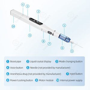 Injecteur d'anesthésie électrique indolore locale dentaire Seringue d'anesthésie orale numérique Appareil dentaire sans fil - Product Image 2
