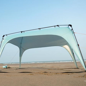 Lớn Ngay Lập Tức Khung 190T Polyester Upf50 Lớp Phủ Bạc Ultralight Ngoài Trời Không Thấm Nước Bìa Lớn Bãi Biển Nơi Trú Ẩn Mặt Trời Màu - Product Image 3