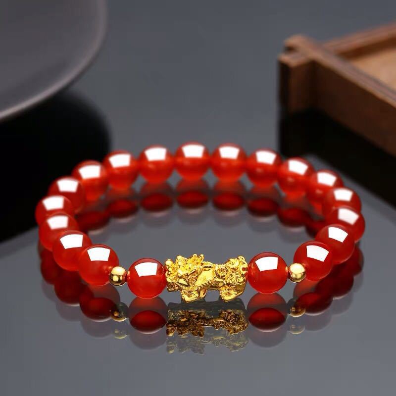 Agate rouge 8mm