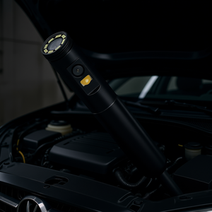 Caméra endoscopique à double objectif, câble flexible de 10 pieds, USB filaire, pour outils d'inspection automobile - Product Image 2