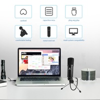MAONO — Kit de Microphone à condensateur cardioïde, haute sensibilité, pour radiodiffusion, chant