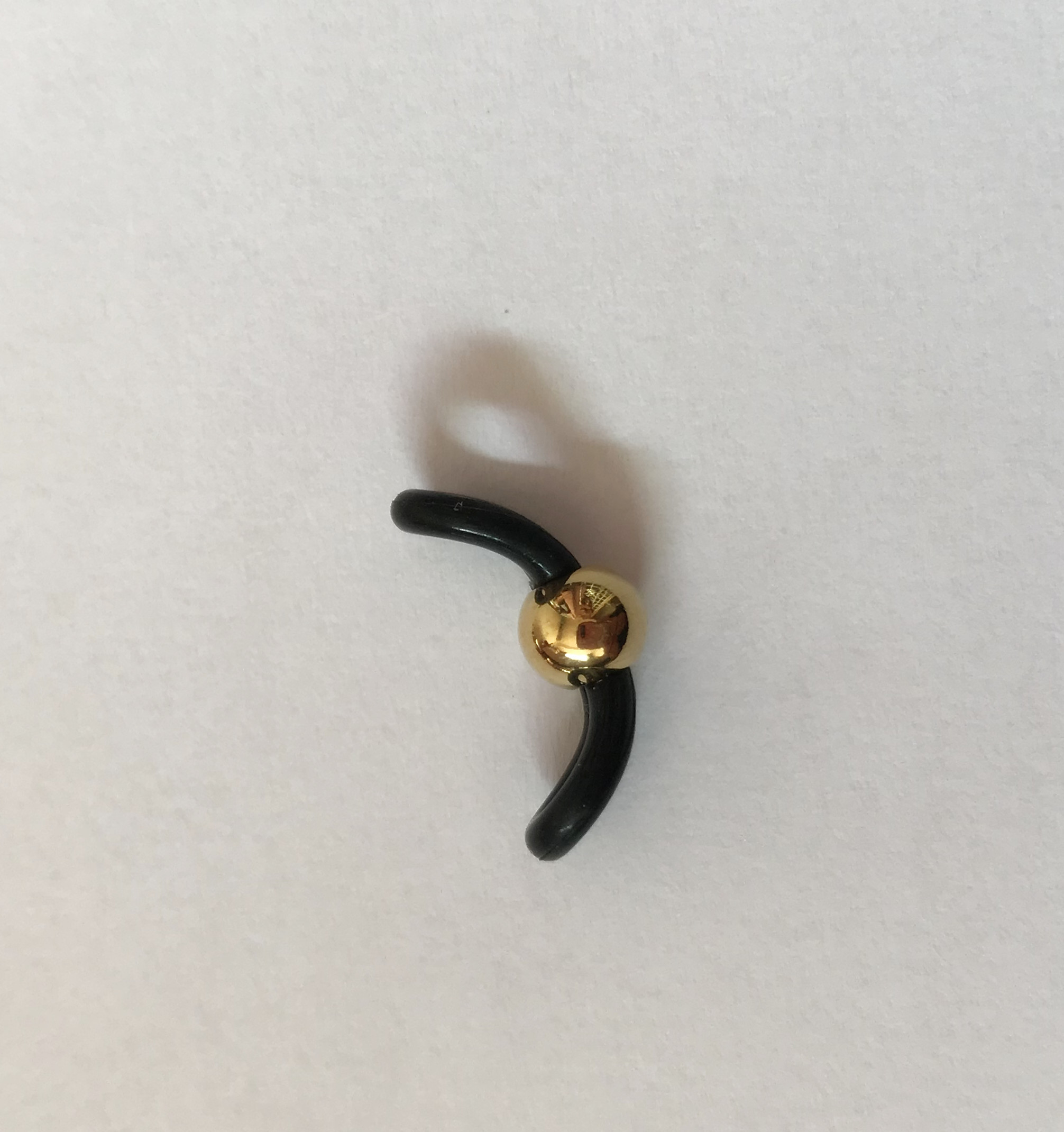 Gold bead/Black