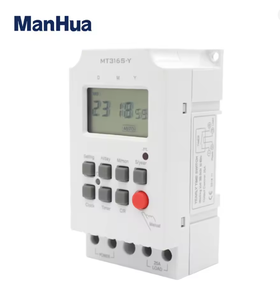 Minuterie programmable ManHua 220VAC 25A MT316S-Y sur rail DIN avec écran LCD, minuterie quotidienne/mensuelle/annuelle, interrupteur horaire numérique - Product Image 4