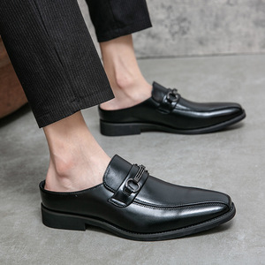 Mocassins à enfiler décontractés pour hommes britanniques 38-46 <span class=keywords><strong>taille</strong></span> chaussures en cuir pointues grande <span class=keywords><strong>taille</strong></span> chaussures de <span class=keywords><strong>bateau</strong></span> de commerce extérieur - Product Image 4