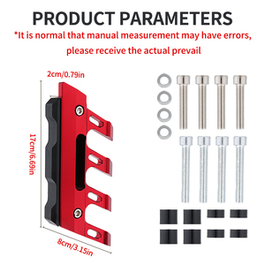 Pelindung Slider <span class=keywords><strong>Fender</strong></span> depan modifikasi Universal sepeda motor, penjaga kaliper rem logam paduan CNC untuk YZF-R15 CB400X/F PCX160 NMAX155 - Product Image 2