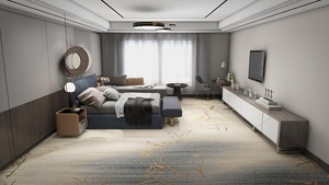 Tùy chỉnh chất lượng cao dày 5 sao khách sạn Thảm tường sang trọng để tường <span class=keywords><strong>axminster</strong></span> thảm cho phòng khách sảnh thảm - Product Image 5