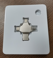 Logo personnalisé Mémoire flash 4 en 1 Clé USB 3.0 2.0 16 Go otg usb mémoire externe de stockage pour smart phone ordinateur tablettes