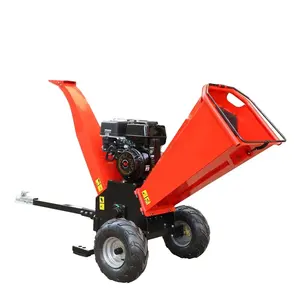 2024 Factory Price Wood Crusher Machine Making Sawdust for Gasoline shredder garden tea leaf tree branch crusher