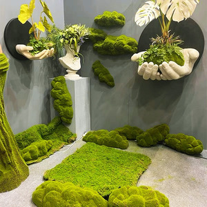 Gazon artificiel en polyester Angus Simulated Moss Landscape Turf 200cm+ pour décoration intérieure et extérieure et accessoires de photographie - Product Image 3