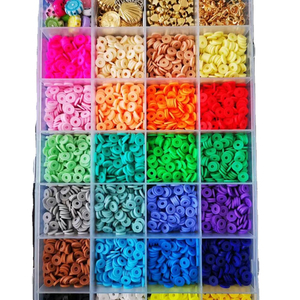 Polymer clay beads box