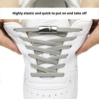 Nouvelles lacets magnétiques personnalisés pour baskets de loisirs d'extérieur, élastiques, sans nœud, pour baskets plates