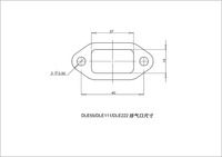 DLE222 Modèle Avion Moteur À Essence Quatre Cylindres Deux Temps Échappement Latéral Naturel Refroidi Par Air Démarrage À La Main 222CC Déplacement