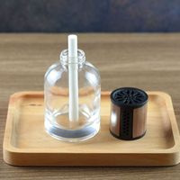 Rafraîchisseur d'air vide 100 ml 150 ml Bouteille en verre Diffuseur de voiture suspendu Bouteille d'aromathérapie