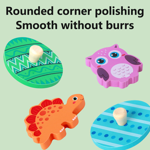 Relleno para Cestas <span class=keywords><strong>de</strong></span> Pascua, Rompecabezas <span class=keywords><strong>de</strong></span> Madera con Temática <span class=keywords><strong>de</strong></span> Pascua para Niños Pequeños, Juguetes Educativos Montessori, Rompecabezas <span class=keywords><strong>de</strong></span> Animales para el Aprendizaje Infantil - Product Image 5