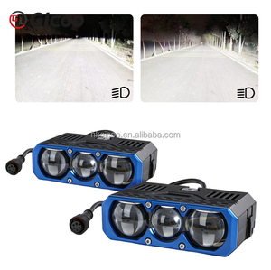 ไฟสปอร์ตไลท์แบบเมทริกซ์สำหรับรถยนต์ 220W พร้อมพัดลมคู่ ไฟ LED สำหรับกระจังหน้า ไฟเสริมภายนอกสำหรับรถออฟโรด SUV รถบรรทุก - Product Image 3