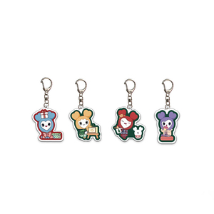 Llavero de acrílico con diseño de dibujos animados y anime, con impresión UV, regalo de moda, forma irregular - Product Image 2