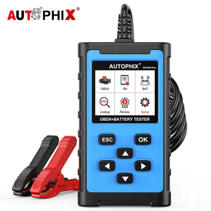 Autophix BAS300 <span class=keywords><strong>Plus</strong></span> 6/12/24V Probador de batería OBD2 Motor Check 2 en 1 Escáner automotriz Lector de código OBD 2 Herramientas de diagnóstico de coche - Product Image 4