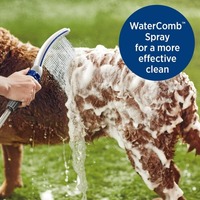 Ensemble de bain sûr pour animaux de compagnie avec pomme de douche et brosse massante pour chats, kit de toilettage comprenant des produits de soin pour animaux