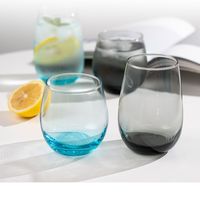 Verres Luminarc Maine, verre en forme d'œuf de couleur unie, pour eau, jus, lait, whisky, vin, verres à eau, boîte de couleur, prix de gros