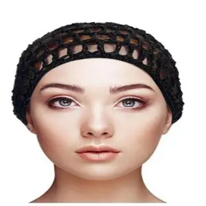 Meist verkaufte Männer Frauen Haarnetz Brötchen Rayon Mesh mit bequemen elastischen Design Häkeln Haar netze