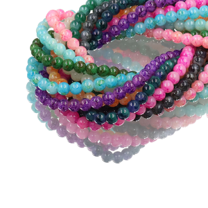 Cuentas de Cristal y Vidrio de 8mm al por Mayor, Forma Redonda, Colores Surtidos, Empaquetado en Caja para la Fabricación de Joyería - Product Image 1