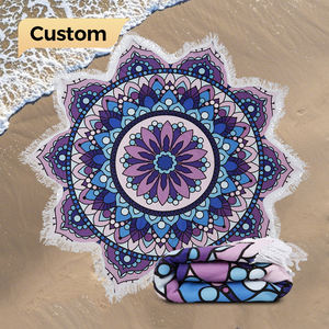 Manta de playa de microfibra personalizada de alta calidad, nuevo diseño de secado rápido, <span class=keywords><strong>tapiz</strong></span> de <span class=keywords><strong>piscina</strong></span> de baño, mantel, regalo de poliéster, toalla de playa - Product Image 1