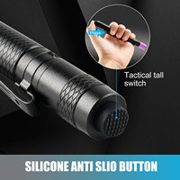 Penjualan terlaris lampu hitam UV cahaya hitam baterai Alkaline senter UV Led pena Mini senter untuk hewan peliharaan deteksi urin