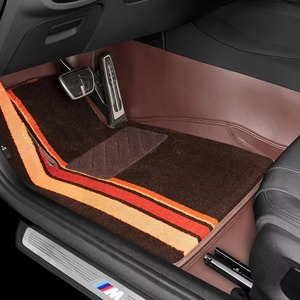 พรมปูพื้นรถยนต์ดีไซน์ใหม่ทันสมัย แบบสั่งตัดพอดีและแบบสากล ป้องกันการลื่นและกันฝุ่น - Product Image 1