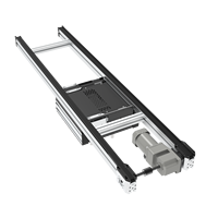 Unité de levage et de transfert de palettes avec convoyeur à courroie synchrone, module de levage motorisé pour système de ligne d'assemblage automatisée