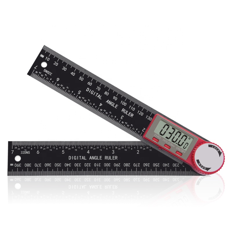 เครื่องมือวัดดิจิตอลอุณหภูมิ 2 in1 200 มม.Inclinometer ไม้บรรทัดมุมอิเล็กทรอนิกส์ดิจิตอลรถแทรกเตอร์มุมไม้บรรทัด