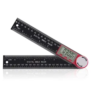 Medidor de ângulo digital 2 em 1, ferramentas de medição, régua de ângulo inclinômetro eletrônico, régua digital digital