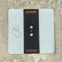 Terminal de reconnaissance intelligent pour ascenseur avec code QR intégré, carte IC/NFC et carte virtuelle, en verre trempé, pour instruments de salle de bain