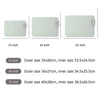 Sarung Laptop 13 14 15 Inch untuk Huawei Xiaomi Macbook HP, Lapisan Tebal Anti-guncangan, Tas Laptop Tipis Portabel