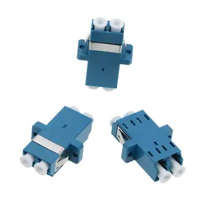 Anshi LC Duplex with flange Standard Fiber Optic Adapter