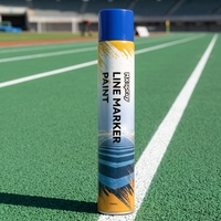 Peinture de marquage au sol 750 ml pour utilisation intérieure et extérieure, pour parkings, terrains gazonnés et pelouses
