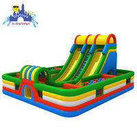 Lilytoys utilisation commerciale arc-en-ciel Module gonflable Jumper Castle Trampoline Bounce House pour les enfants
