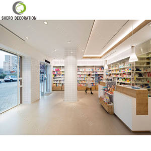 Meubles de présentation pour pharmacie avec éclairage LED, étagère d'angle en aluminium, comptoir, dimensions personnalisables, respectueux de l'environnement - Product Image 3