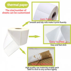 Độc quyền cung cấp tùy chỉnh nhiệt nhãn giấy dính sticker cho thực phẩm đông lạnh lạnh hậu cần lạnh dầu bằng chứng bền - Product Image 5