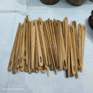 Aguja de Madera Hecha a Mano de Calidad Superior 100% para Coser, Tejer, Bordar y Trabajos de Aguja, Agujas Duraderas y Portátiles para Tejer - Product Image 1