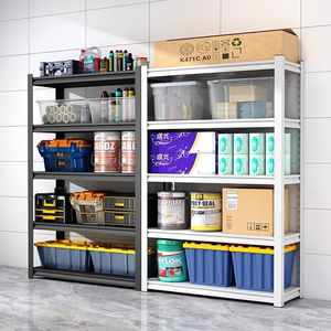 رفوف تخزين من <span class=keywords><strong>Shanghai</strong></span> ، 5 طبقات ، أرفف من الحديد ، مرآب منزلي بلا رف ، موردي وحدات رفوف - Product Image 5