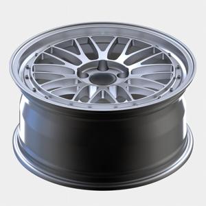 Rines de Auto de Lujo Estilo Retro, Plateados, con Borde Profundo, 5*120 5*112, para BMW Sedán - Product Image 2