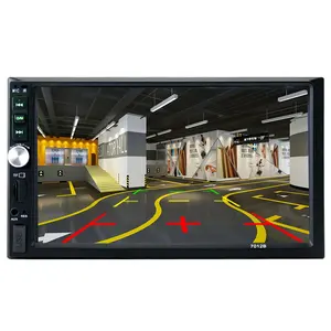 Video car mirror link autoradio universal double din 7 pollici car video con touch screen