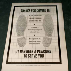 Disposable Anti-slip <strong>Paper</strong> Floor <strong>Mat</strong> for <strong>Car</strong> Low Cost - Product Image 5