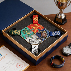 Ensembles de médailles personnalisées en puzzle, médailles de sport imbriquées, médailles en métal pour marathon, prix de compétition, souvenir, faible MOQ, réponse rapide - Product Image 6