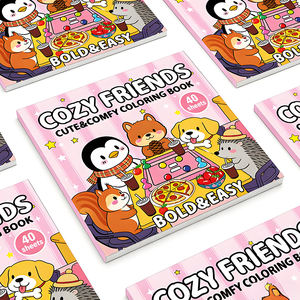 Individuelle Malbücher Buchdruck-Service Design Zeichnung Aktivität Illustration Märchen Malbuch für Kinder - Product Image 2