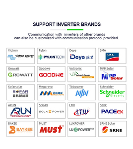 Batteries solaires au lithium LiFePO4 51,2 V LVFU en stock EU/MY/PK/ID/PH, 280 Ah, 314 Ah, 15 kWh, IP65, pour système solaire hybride 30 kW - Product Image 4