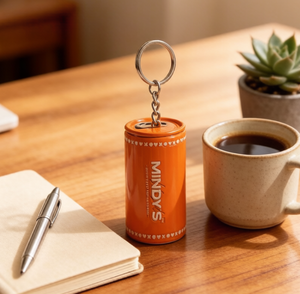 Porte-clés personnalisé <span class=keywords><strong>en</strong></span> forme de canette de soda, mini porte-clés <span class=keywords><strong>en</strong></span> métal, logo <span class=keywords><strong>en</strong></span> relief, breloque <span class=keywords><strong>en</strong></span> forme de bouteille de boisson orange pour cadeau promotionnel - Product Image 3